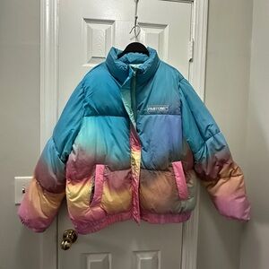 Forever 21 Kids Multicolor Puffer Jacket
